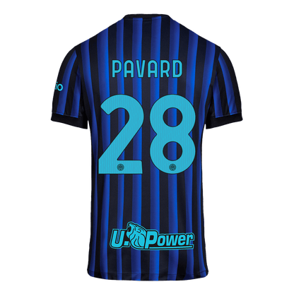 PAVARD #28 Inter Milan Mens Home Soccer Jersey 2025/26 Blue&Black