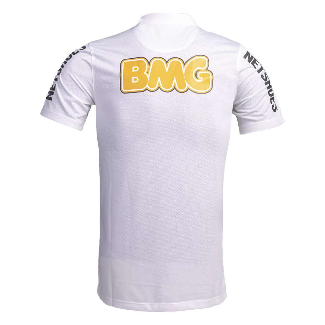 Retro NEYMAR JR #11 Santos FC Mens Home Soccer Jersey 2012 White