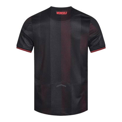Bayer 04 Leverkusen Mens Home Soccer Jersey 2025/26 Black