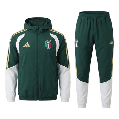 Italy Mens Training Tracksuit Kit 2026 Green