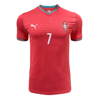 RONALDO #7 Portugal Mens Home Soccer Jersey World Cup 2026 Red - Player Version
