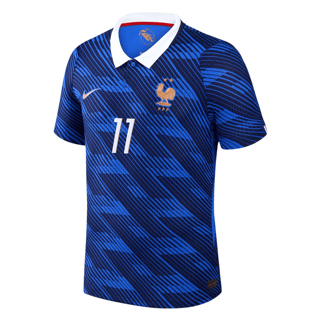 OLISE #11 France Mens Home Soccer Jersey World Cup 2026 Blue - Player Version