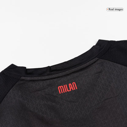 AC Milan Mens Home Soccer Jersey 2025/26 Red&Black - Player Version