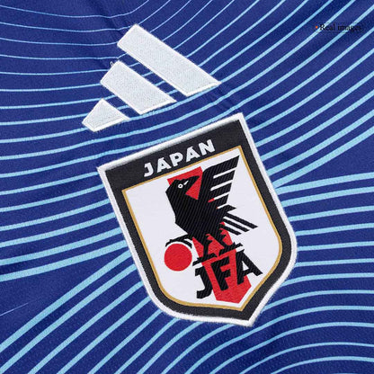 Japan Mens Home Long Sleeve Soccer Jersey World Cup 2026 Navy