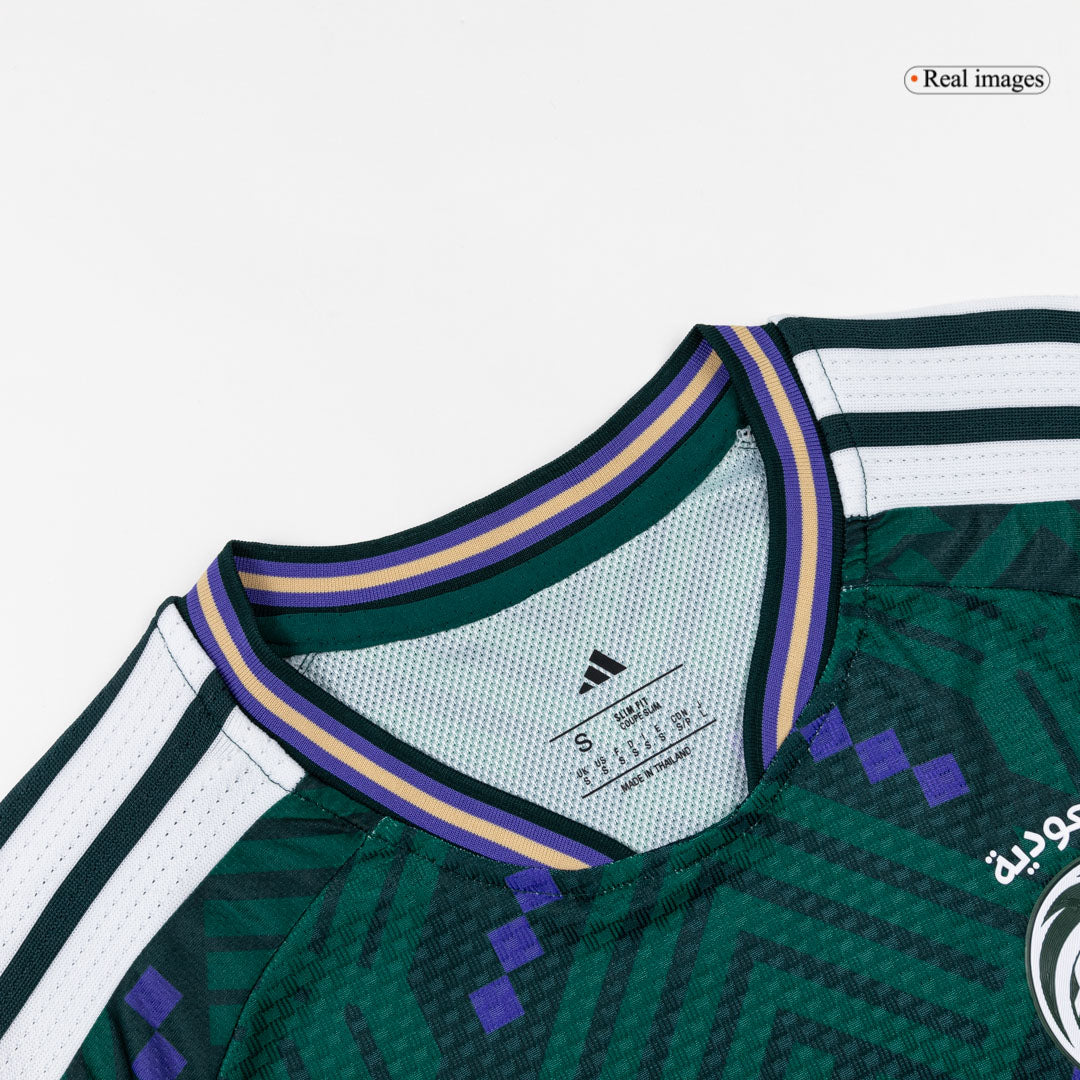 Saudi Arabia Mens Home Soccer Jersey World Cup 2026 Green - Player Version