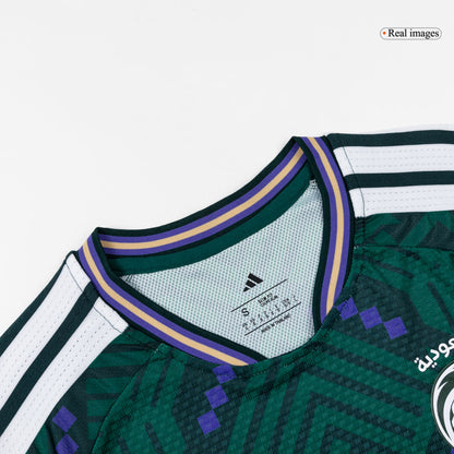 Saudi Arabia Mens Home Soccer Jersey World Cup 2026 Green - Player Version