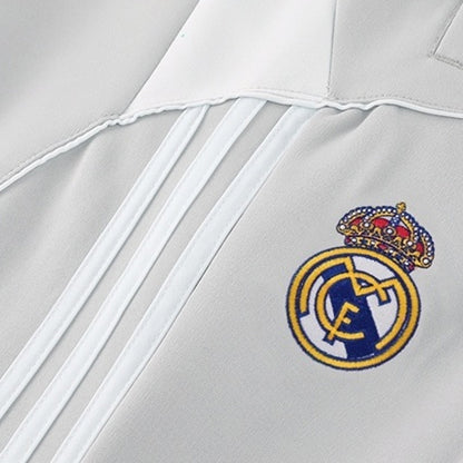 Real Madrid Mens Home Training Tracksuit Kit 2025/26 Gray