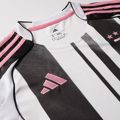 Juventus Mens Home Soccer Kit 2025/26 Black&White