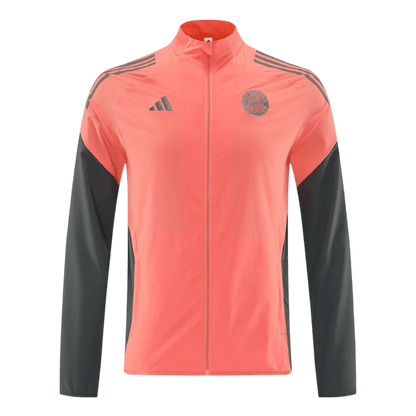 Bayern Munich Mens Windbreaker Jacket 2025/26 Orange