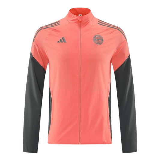 Bayern Munich Mens Windbreaker Jacket 2025/26 Orange