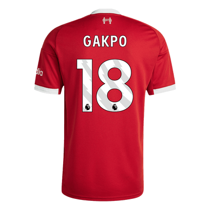 GAKPO #18 Liverpool Mens Home Soccer Jersey 2025/26 Red
