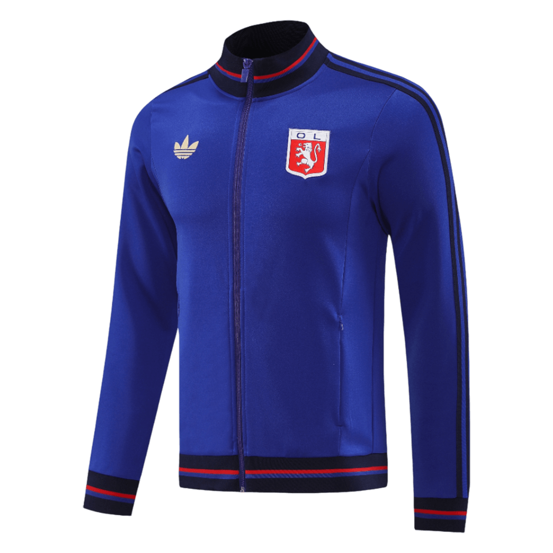 Olympique Lyonnais Mens Training Tracksuit Kit 2025/26 Blue
