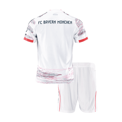 Bayern Munich Kids Away Soccer Kit 2025/26 White