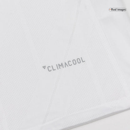 Retro RONALDO #7 Real Madrid Mens Home Long Sleeve Soccer Jersey 2017/18 White