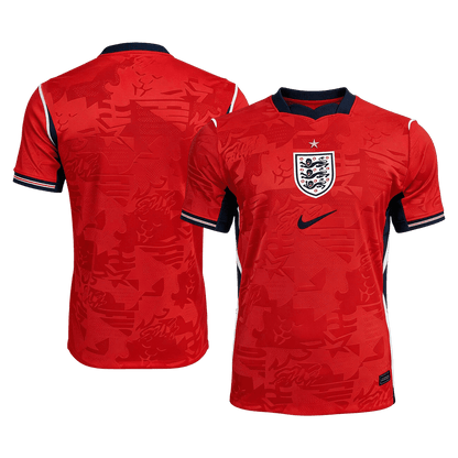England Mens Away Soccer Jersey World Cup 2026 Red - Player Version