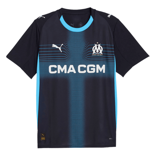 Marseille Mens Away Soccer Jersey 2025/26 Navy