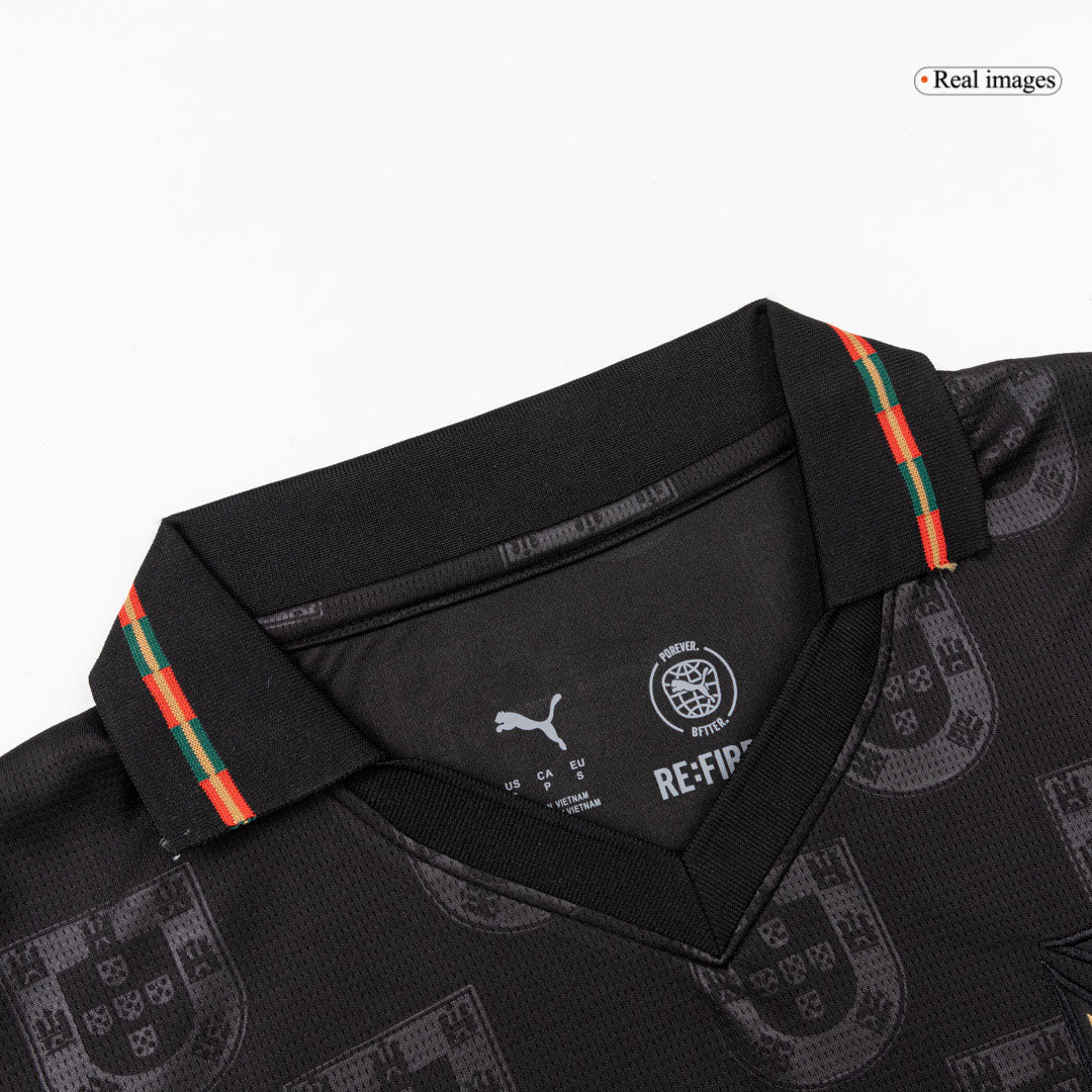 Portugal Mens Soccer Jersey World Cup 2026 Black