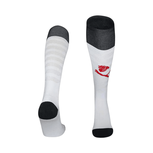 AC Milan Mens Away Soccer Socks 2025/26 White [PREMIUM]