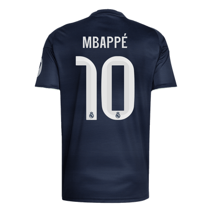 MBAPPÉ #10 Real Madrid Mens Away Soccer Jersey 2025/26 Navy [PREMIUM]