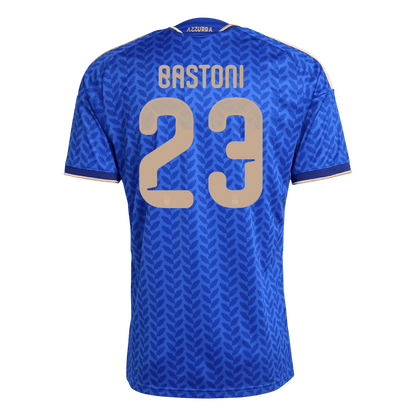 BASTONI #23 Italy Mens Home Soccer Jersey World Cup 2026 Blue [PREMIUM]