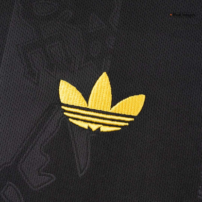 Manchester United Mens Third Away Long Sleeve Soccer Jersey 2025/26 Black