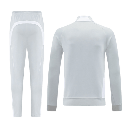 Real Madrid Mens Home Training Tracksuit Kit 2025/26 Gray