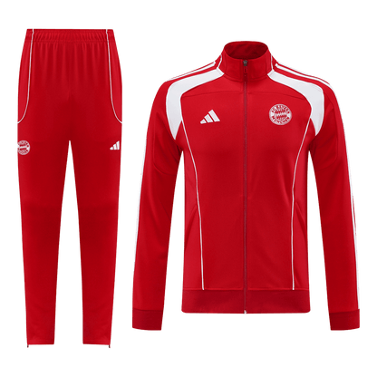 Bayern Munich Mens Training Tracksuit Kit 2025/26 Red