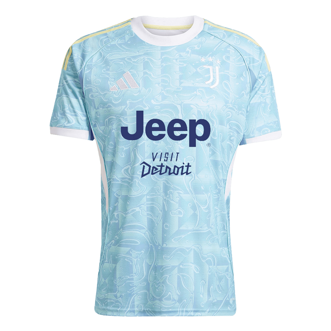 KALULU #15 Juventus Mens Away Soccer Jersey 2025/26 Blue