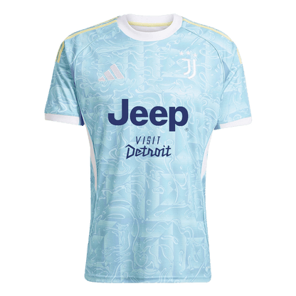KALULU #15 Juventus Mens Away Soccer Jersey 2025/26 Blue