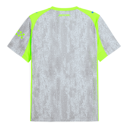Manchester City Mens Third Away Soccer Jersey 2025/26 Gray