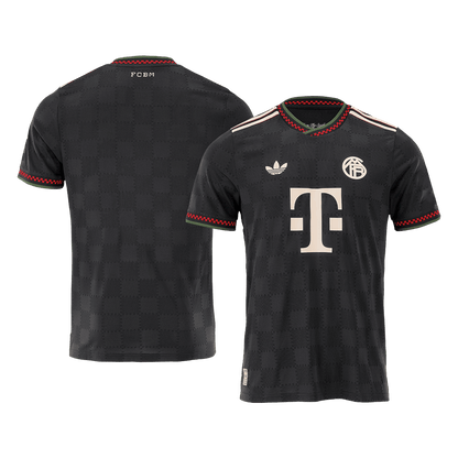 Bayern Munich Mens Third Away Soccer Jersey 2025/26 Black - Player Version