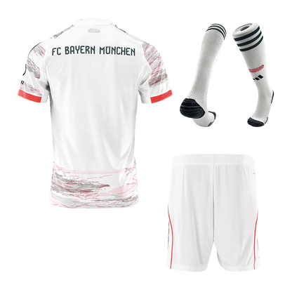 Bayern Munich Mens Away Soccer Full Set 2025/26 White