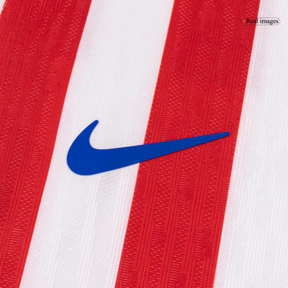 SØRLOTH #9 Atletico Madrid Mens Home Soccer Jersey 2025/26 Red&White - Player Version