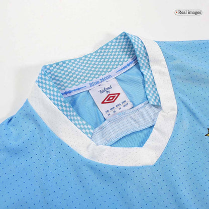 Retro Manchester City Mens Home Soccer Jersey 2011/12 Blue