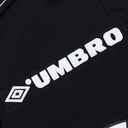 Retro Manchester United Mens Away Soccer Jersey 1998 Black