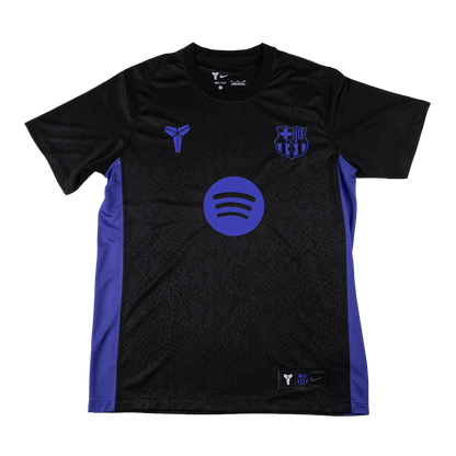 Barcelona Mens Pre-Match Soccer Jersey 2025/26 Black