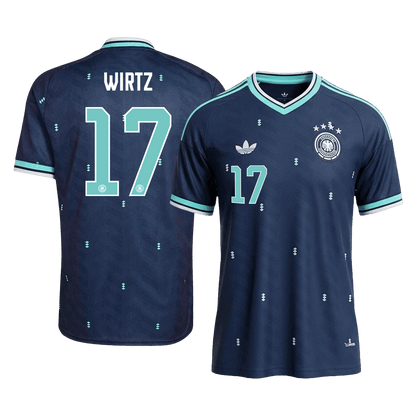 WIRTZ #17 Germany Mens Away Soccer Jersey World Cup 2026 Navy