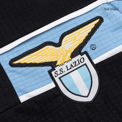 Retro Lazio Mens Away Soccer Jersey 1998/99 Navy