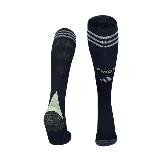 Real Madrid Kids Away Soccer Socks 2025/26 Navy [PREMIUM]