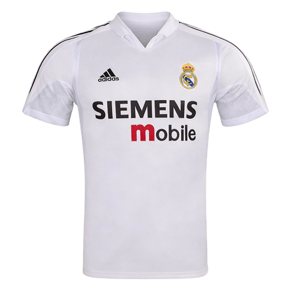 Retro Real Madrid Mens Home Soccer Jersey 2004/05 White