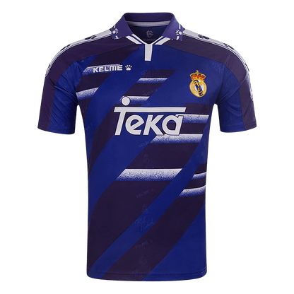 Retro Real Madrid Mens Away Soccer Jersey 1994/96 Purple