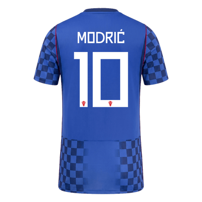 MODRIĆ #10 Croatia Mens Away Soccer Jersey World Cup 2026 Blue
