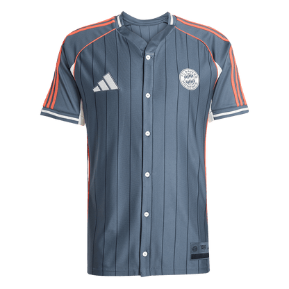 Bayern Munich Mens Soccer Jersey 2025/26 Gray
