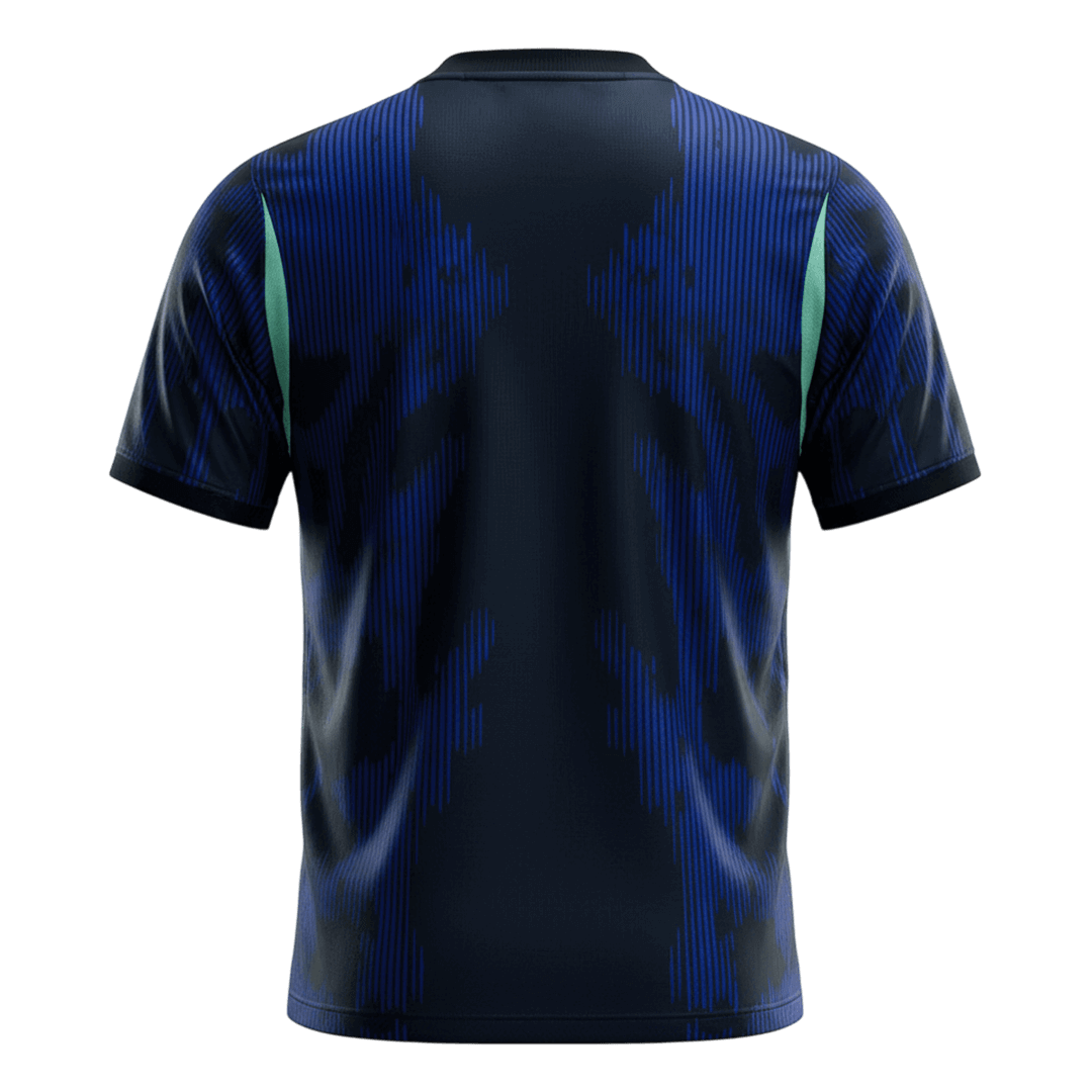 Brazil Mens Away Soccer Kit World Cup 2026 Blue
