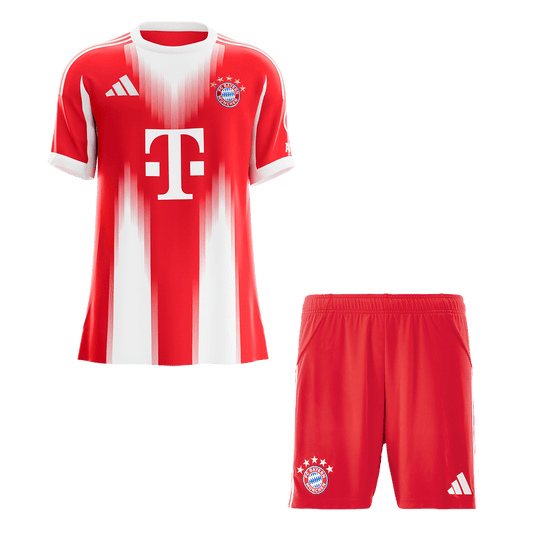 Bayern Munich Mens Home Soccer Kit 2025/26 Red [PREMIUM]