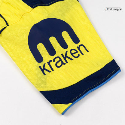 Tottenham Hotspur Mens Third Away Soccer Jersey 2025/26 Yellow - Player Version