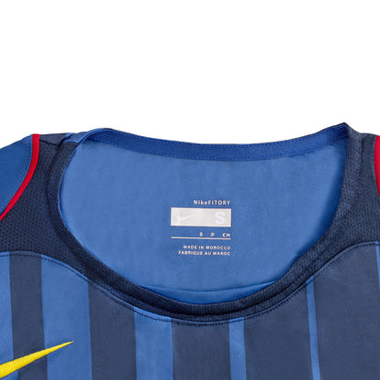 Retro Barcelona Mens Away Soccer Jersey 2004/05 Blue