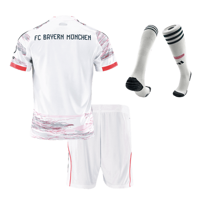 Bayern Munich Kids Away Soccer Full Set 2025/26 White