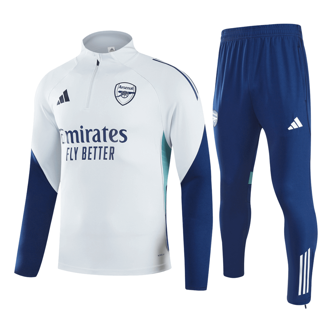 Arsenal Mens Training Tracksuit Kit 2025/26 White