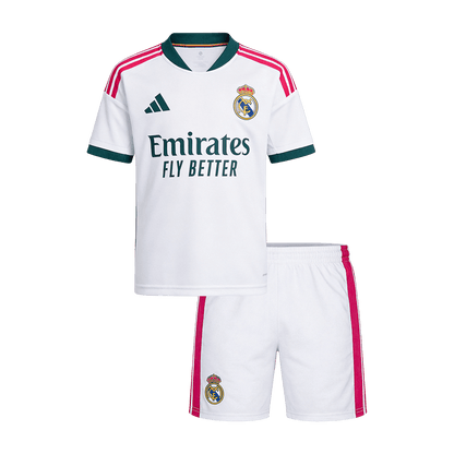 Real Madrid Kids Home Soccer Kit 2026/27 White